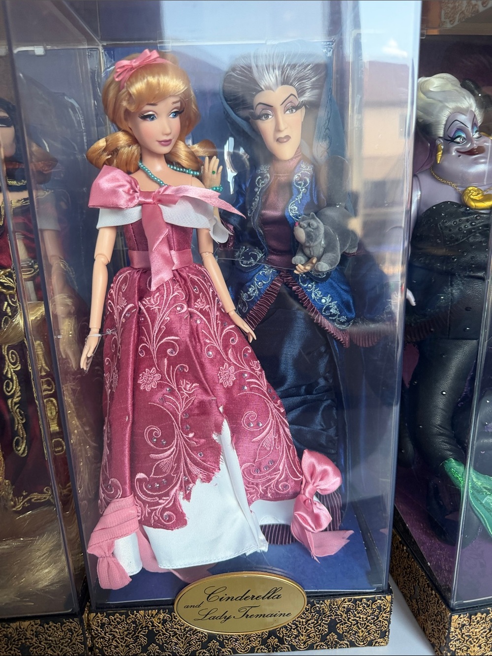 Disney Cinderella & Lady Tremaine Doll Set - Pink and Blue